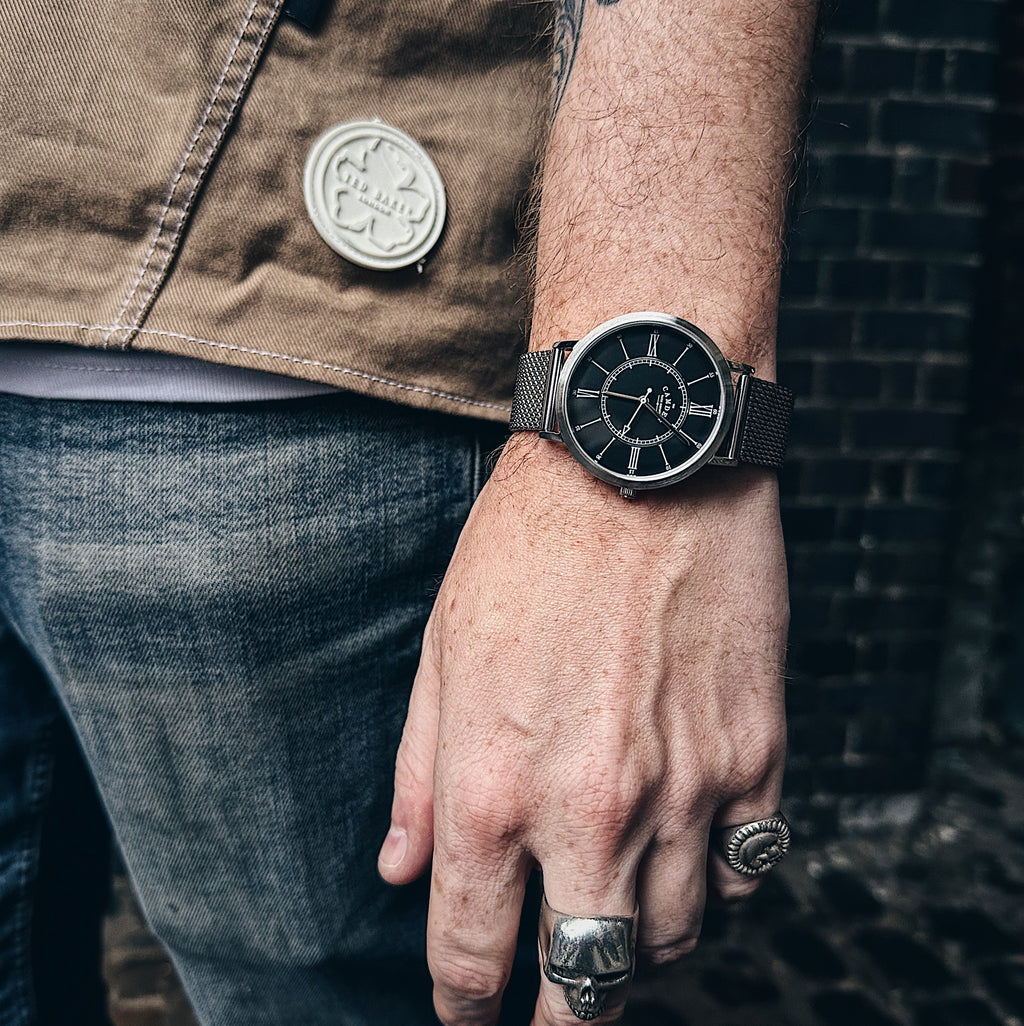 No.27 Type II Steel and Black on Mesh