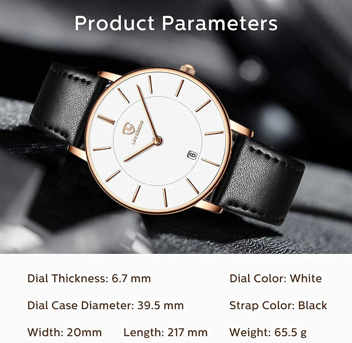 Mens Watches Fashion Quartz Men'S Watches Ultra Thin Minimalist Wristwatches with Leather Strap Gift for Man Father'S Day Gifts