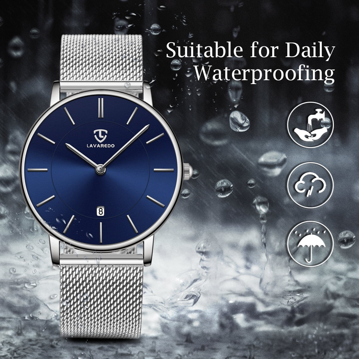 Mens Watches Fashion Quartz Men'S Watches Ultra Thin Minimalist Wristwatches with Stainless Steel Strap Gift for Man Father'S Day Gifts